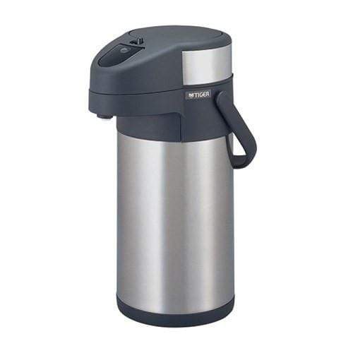 Tiger 3L Non-Electric Stainless Steel Thermal Air Pot Beverage Dispenser Japan Swivel Base