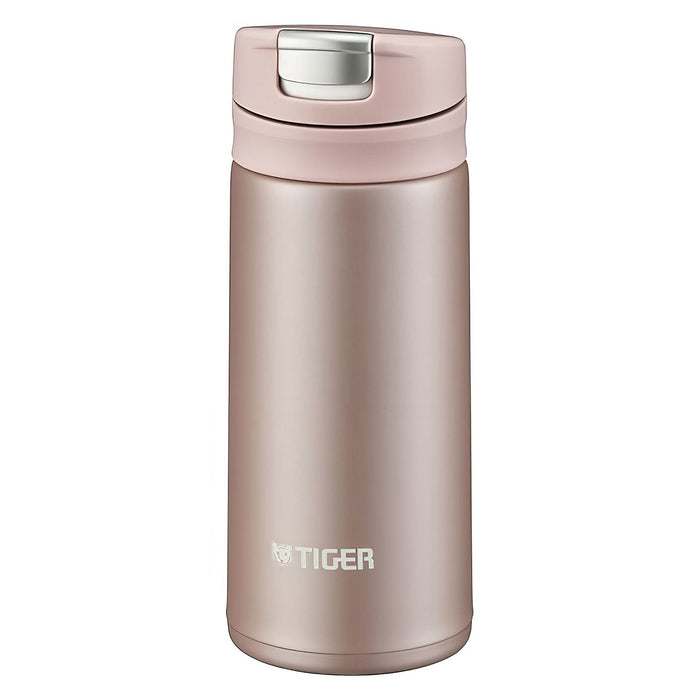 Tiger One Touch Mug Bottle Stainless Steel Water Bottle Pink - 220ml