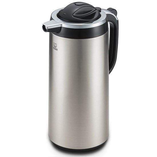 Tiger 1.88L Stainless Steel Vacuum Carafe W/ Glass Liner & Button Action - Japan