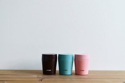 Tiger Thermos Soup Jar 300Ml Cream Pink Japan Mcl-A030-Pc