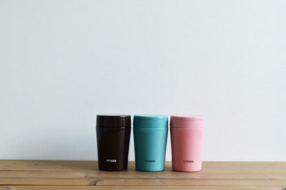 Tiger Thermos Soup Jar 380Ml Chocolate Brown Japan Mcl-A038-Tc