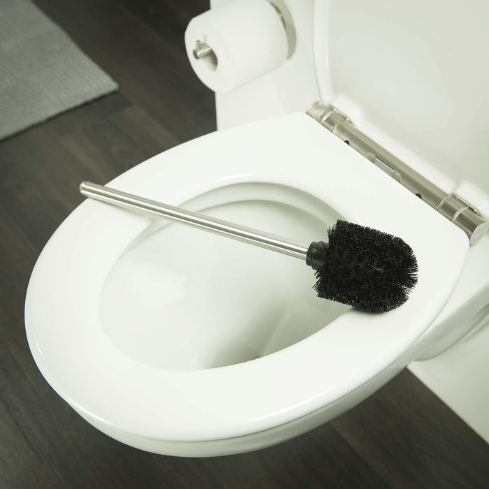 Tiger Universal Toilet Brush Japan Stainless Steel Black 7.72X37.62X7.72Cm