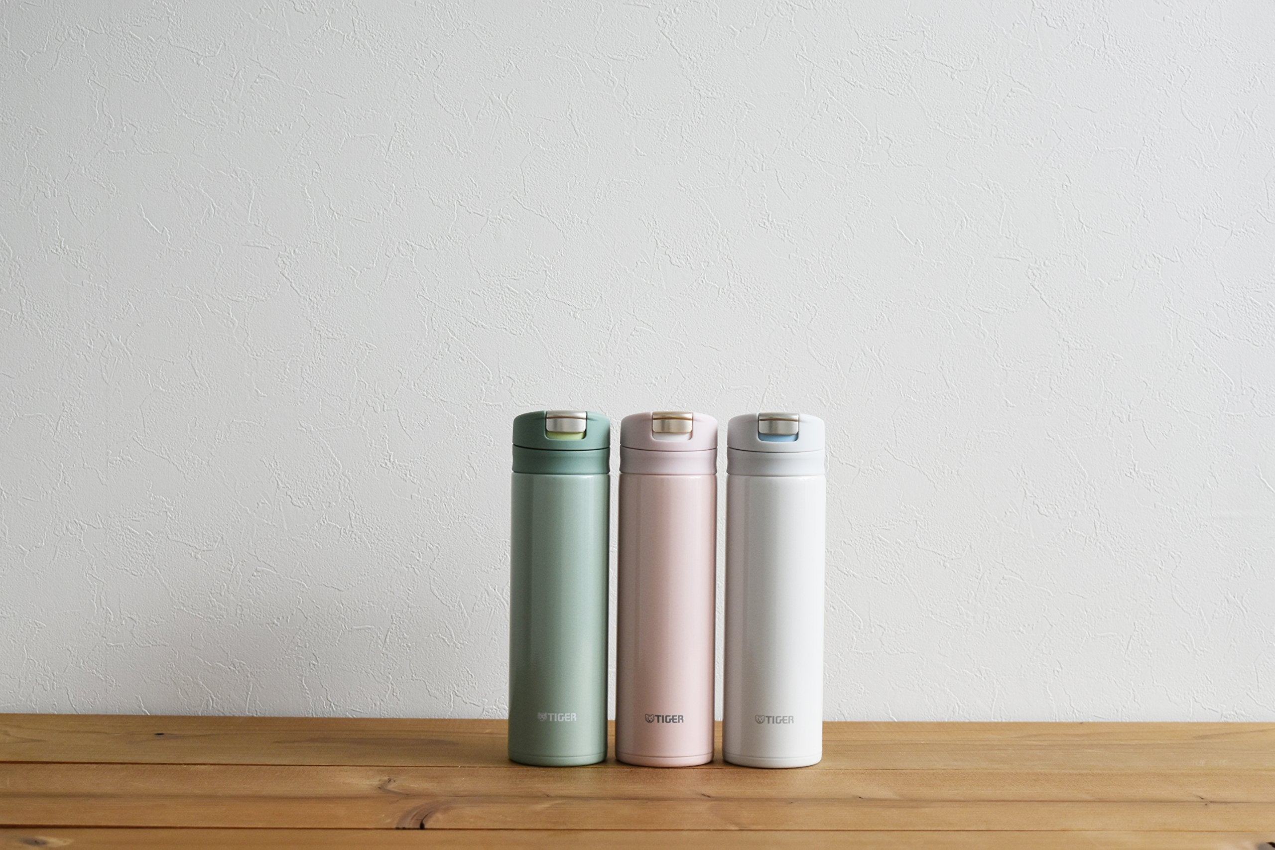 Tiger Thermos 300Ml Direct Drink Stainless Steel Sahara Mug Lightweight Yume Gravity Snow White Mmx-A030-Ww Japan