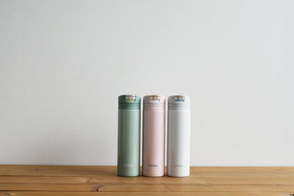 Tiger Thermos 300Ml Direct Drink Stainless Steel Sahara Mug Lightweight Yume Gravity Snow White Mmx-A030-Ww Japan