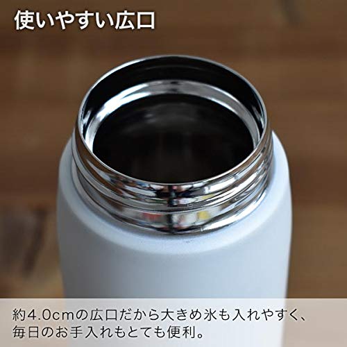 Tiger One Touch Mug Bottle Stainless Steel Water Bottle Silver - 350ml