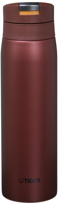 Tiger One Touch Mug Bottle Stainless Steel Water Bottle Red - 500ml