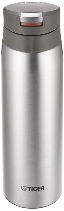 Tiger One Touch Mug Bottle Stainless Steel Water Bottle Silver - 500ml