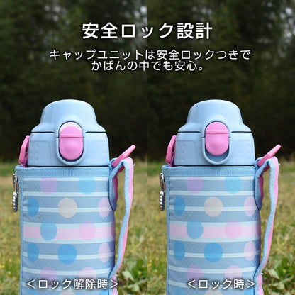 Tiger Thermos 500Ml Sahara Stainless Steel Sports Water Bottle W/ Cup Red Mbo-H050R - Japan