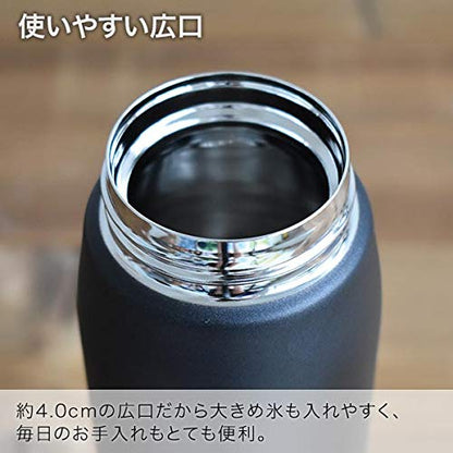 Tiger One Touch Mug Bottle Stainless Steel Water Bottle Black - 600ml