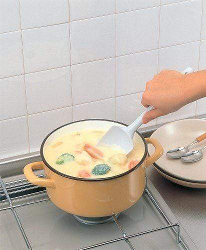 Tigercrown Japan All-Silicone Spoon Spatula 27.2Cm