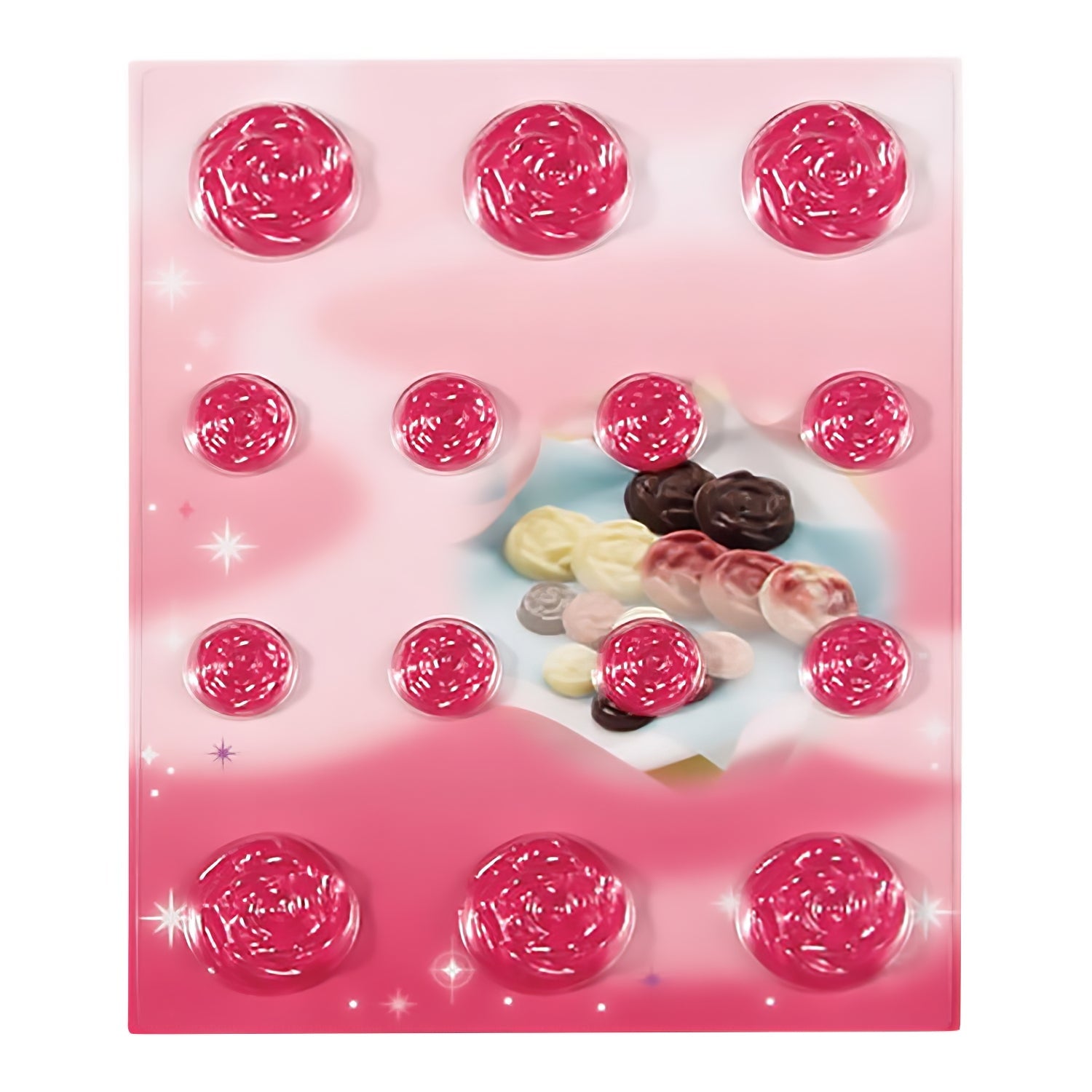Tigercrown Pet Resin Rose Chocolate Mold