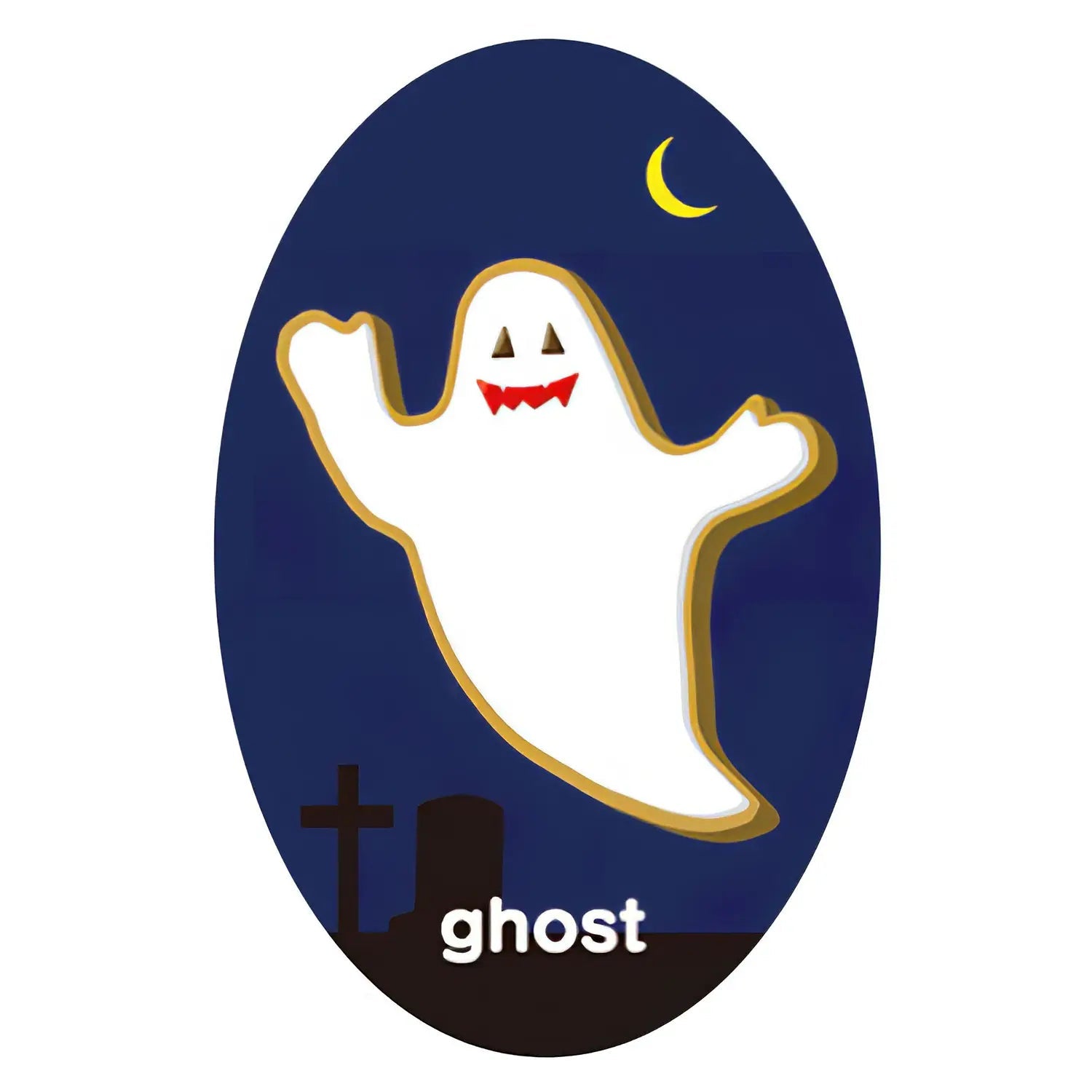 Tigercrown Ghost Cookie Cutter Stainless Steel - Made In Japan