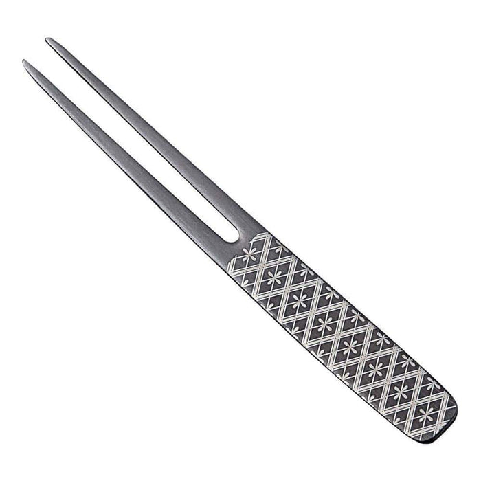 Todai Rikyu Black Pick Fork Kanzashi Narihirabishi Japan