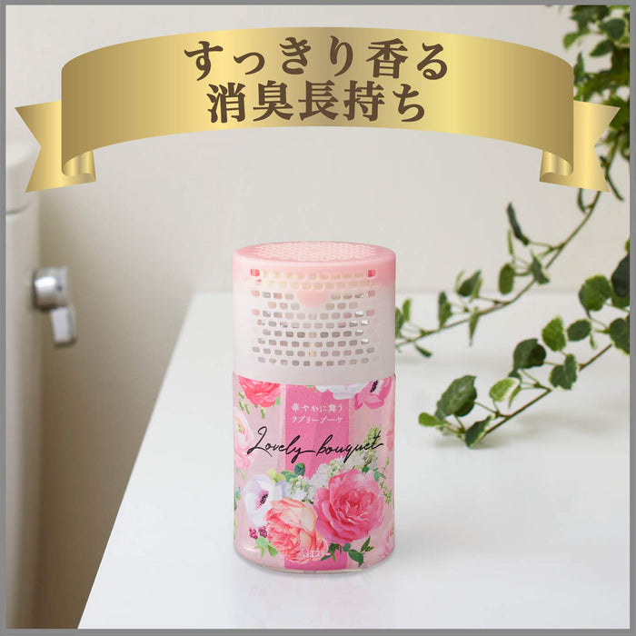 除臭強力廁所空氣清新劑 400 毫升可愛花束香味 - 日本