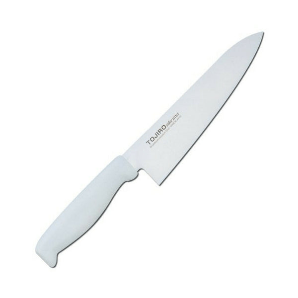 Tojiro Color Mv Gyuto Knife With Elastomer Handle 180mm - White