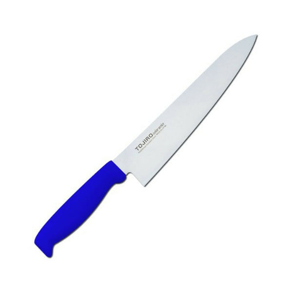 Tojiro Color Mv Gyuto Knife With Elastomer Handle 210mm - Blue