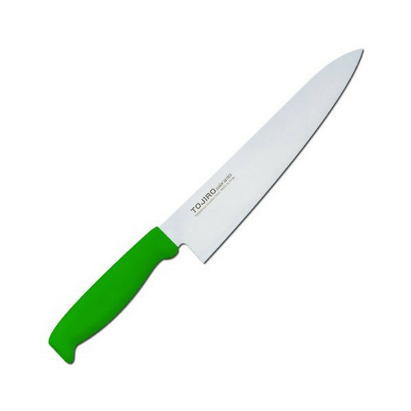 Tojiro Color Mv Gyuto Knife With Elastomer Handle 210mm - Green