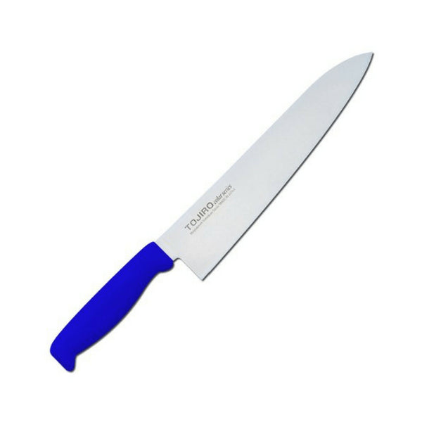 Tojiro Color Mv Gyuto Knife With Elastomer Handle 240mm - Blue