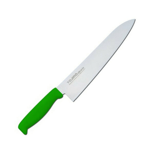 Tojiro Color Mv Gyuto Knife With Elastomer Handle 240mm - Green