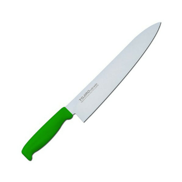Tojiro Color Mv Gyuto Knife With Elastomer Handle 270mm - Green