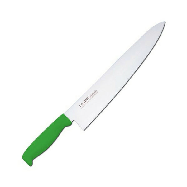 Tojiro Color Mv Gyuto Knife With Elastomer Handle 300mm - Green