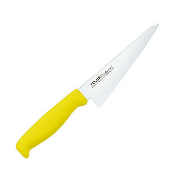 Tojiro Color Mv Honesuki Knife With Elastomer Handle Yellow