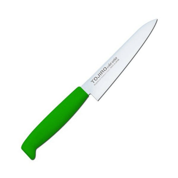 Tojiro Color Mv Petty Knife With Elastomer Handle 120mm - Green