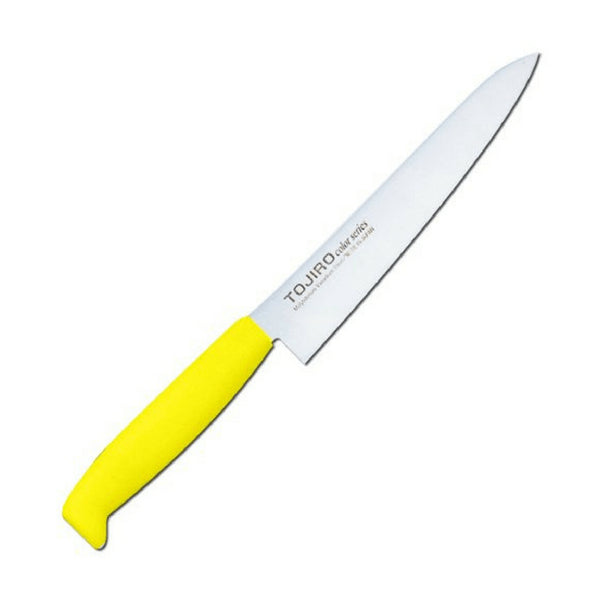 Tojiro Color Mv Petty Knife With Elastomer Handle 150mm - Yellow