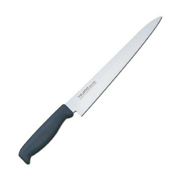 Tojiro Color Mv Sujihiki Knife With Elastomer Handle 240mm - Black