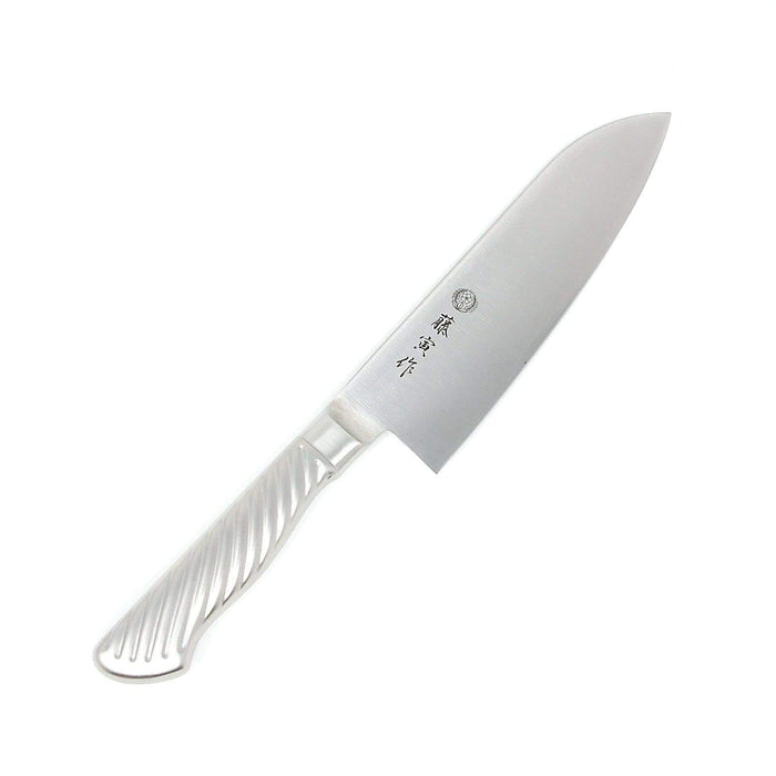 Tojiro Fujitora Dp 3-Layer Santoku Knife With Stainless Steel Handle 170Mm Fu-895