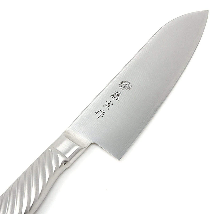 Tojiro Fujitora Dp 3-Layer Santoku Knife With Stainless Steel Handle 170Mm Fu-895