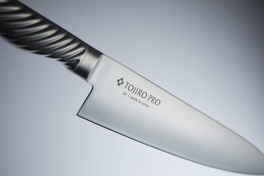 Tojiro Pro Dp F-895 Santoku Knife 170Mm Japan Cobalt Alloy Steel Meat/Fish/Veg Tornado Pattern Easy Grip