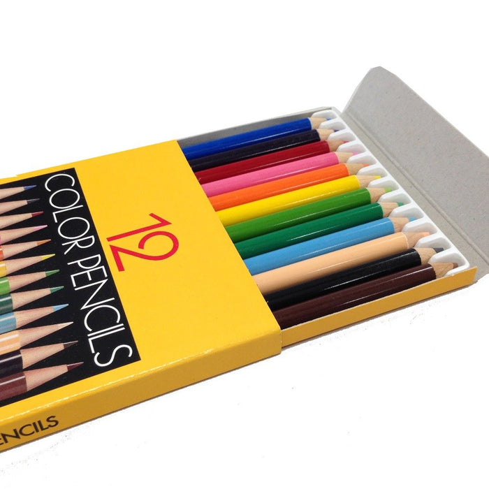 Tombow Japan Colored Pencils Paper Box 12 Colors Cq-Na12C