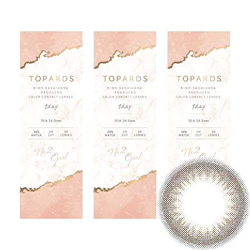 Topaz Topards 1-Day Opal Power -1.75 10Pcs 3 Boxes Japan