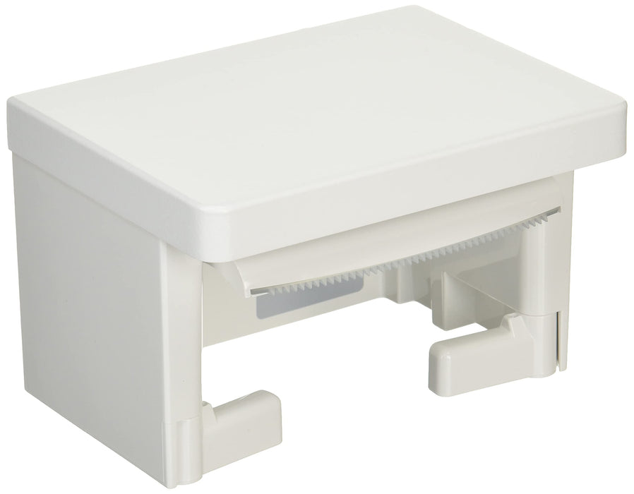This Yh501Fmr #Nw1 White Paper Roller With Wood Shelf - Made In Japan
