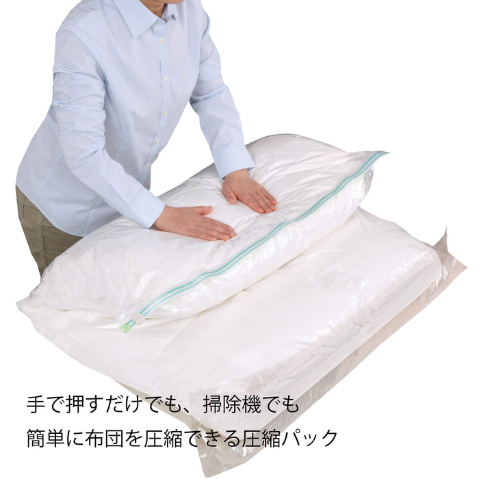 Towa Industry Japan Compression Bag Just Push Futon 1 Piece L Size 80579