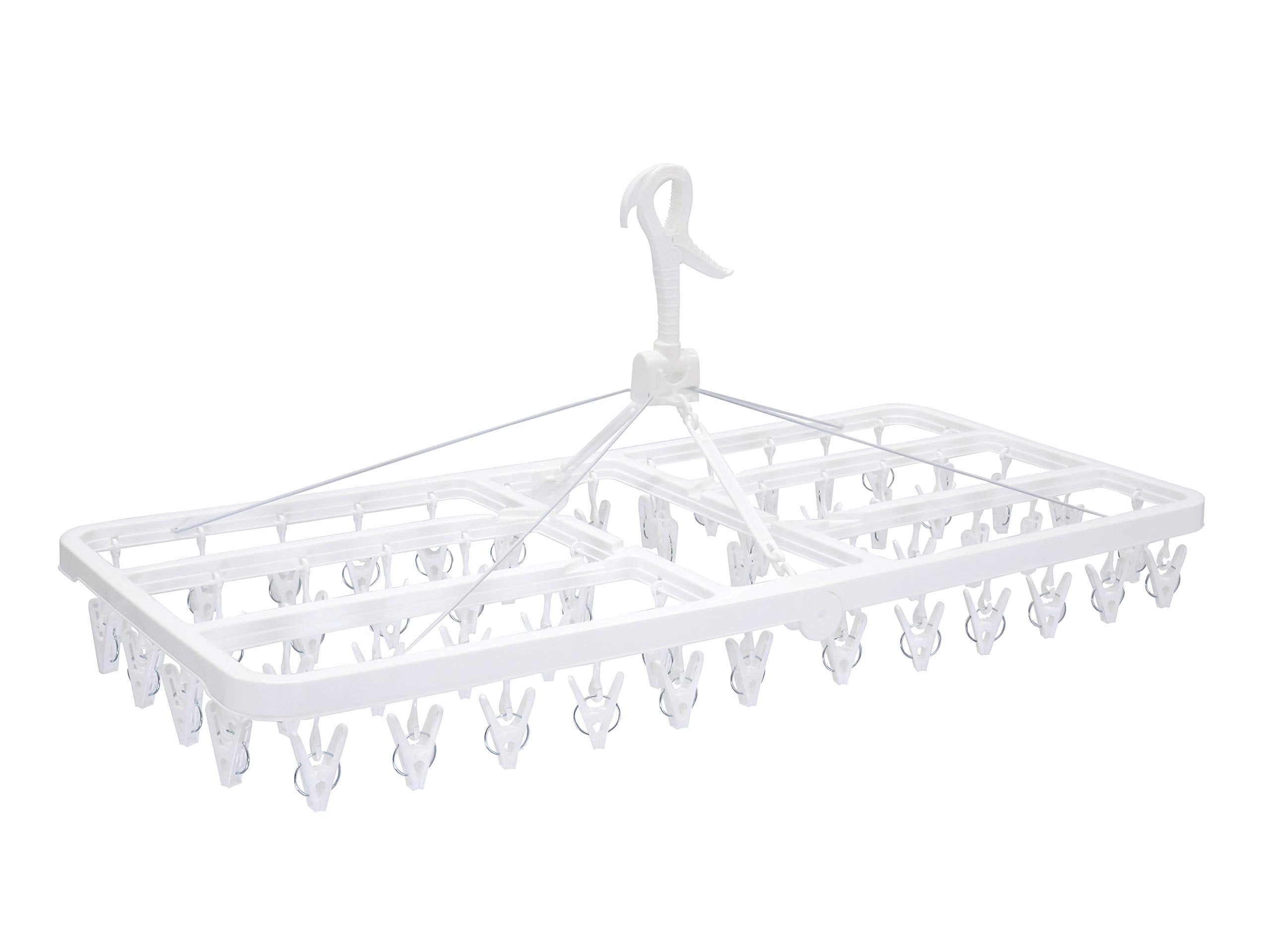 Towa Industry Japan Laundry Drying Hanger White Approximate Size