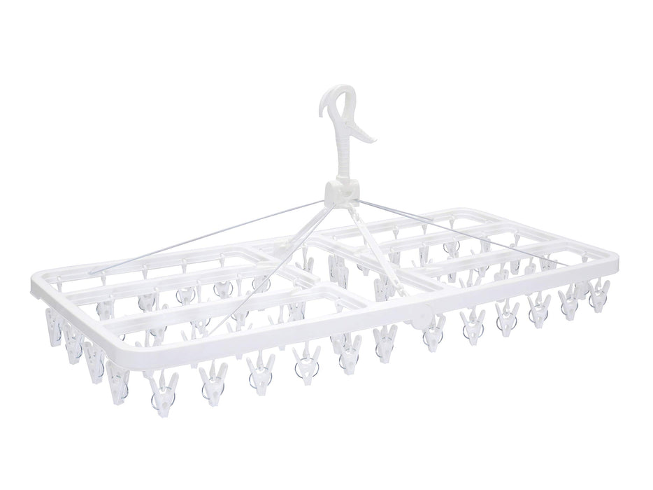 Towa Industry Japan Laundry Drying Hanger White Approximate Size