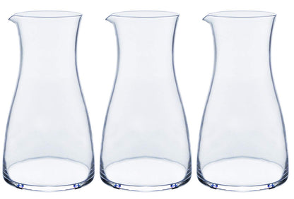 Toyo Sasaki Glass Cold Sake Carafe 310Ml Japan Made Dishwasher Safe 3Pcs 00247-Jan