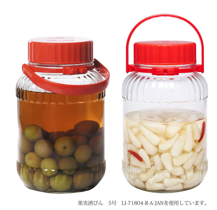 Toyo Sasaki 玻璃梅酒瓶 8000ml 日本 - 水果酒和泡菜容器