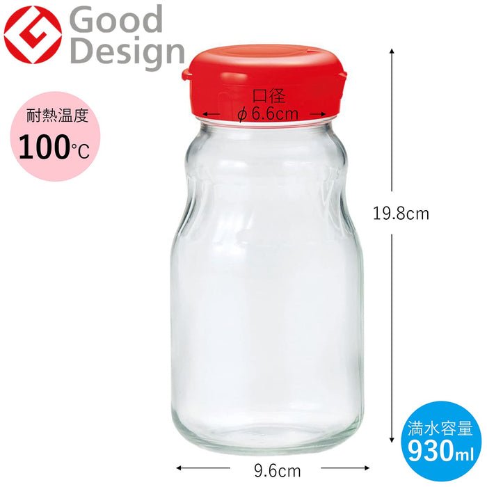 Toyo Sasaki Glass Plum Liquor Bottle 930Ml Japan Ume Umeboshi Bookmark I-77827-Rc-Jan