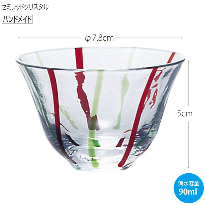 Toyo Sasaki Glass 日本紅清酒玻璃 90 毫升日本製 10770