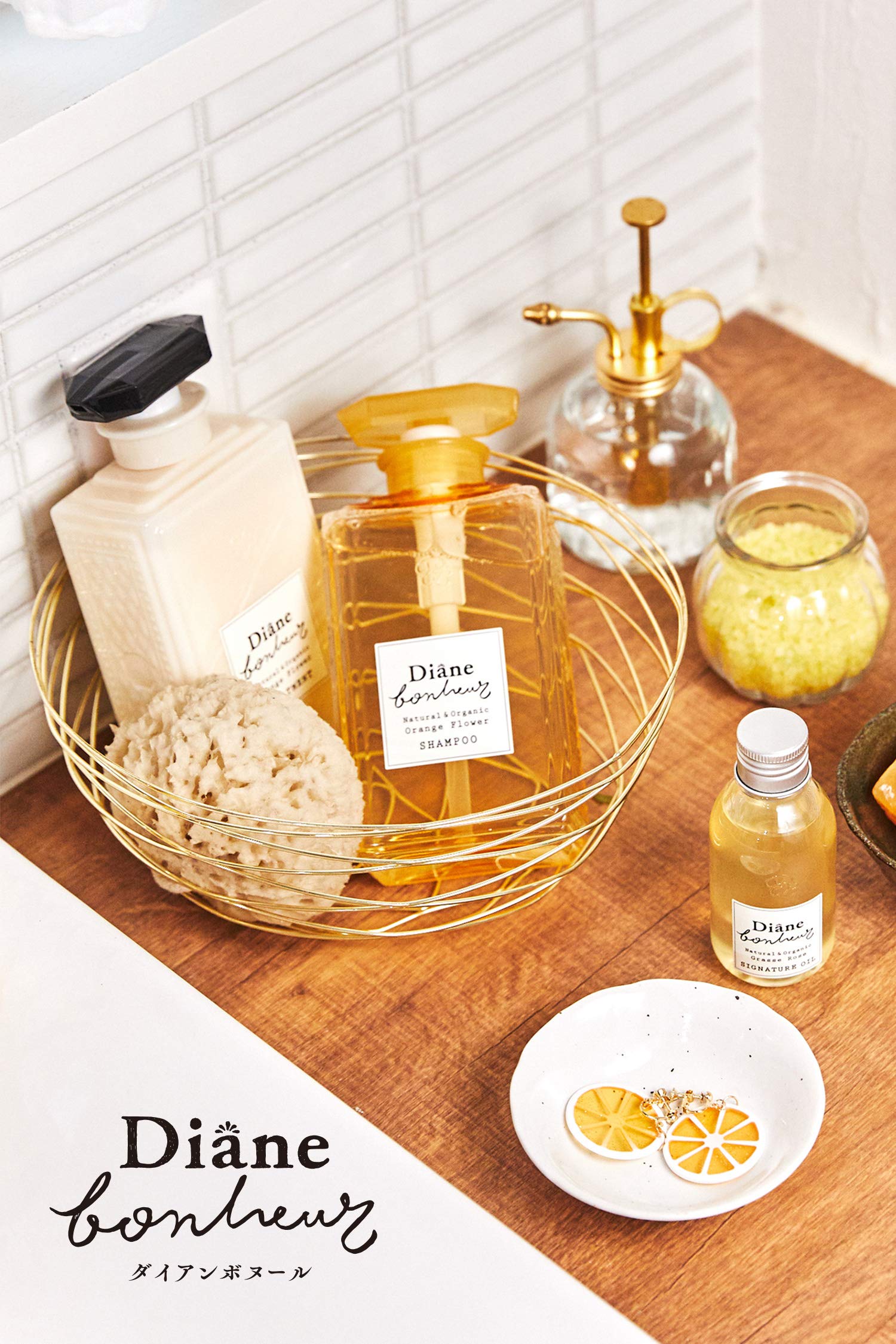 Diane Bonheur Treatment Refill Moist 400Ml With Orange Flower Fragrance - Japan