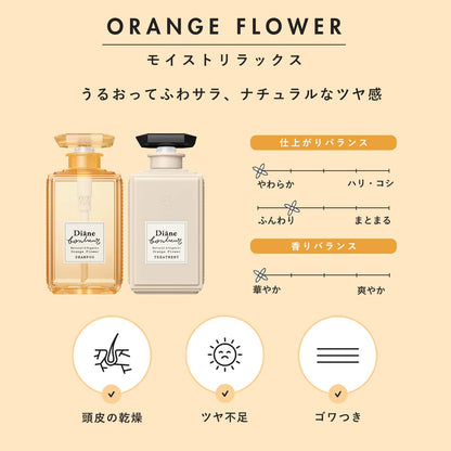 Diane Bonheur Treatment Refill Moist 400Ml With Orange Flower Fragrance - Japan