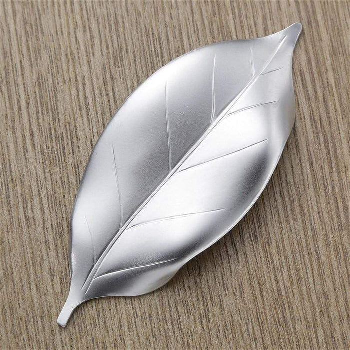 Tsubame Shinko Stainless Steel Leaf Shaped Chopstick Rest Silver