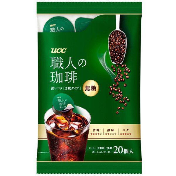 Ucc Ueshima Coffee craftsman Potion Deep Rich Unsweetened 20p 200g Japan With Love