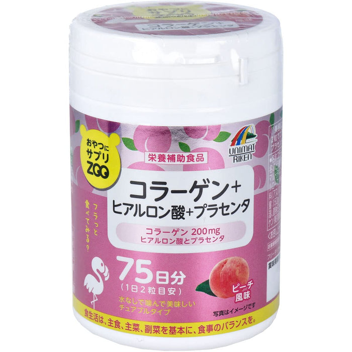 Unimat Riken Japan Snack Supplement Zoo Collagen + Hyaluronic Acid + Placenta 150G