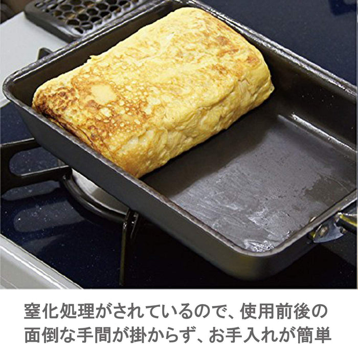 漆山金屬工業玉子燒煎鍋蛋燒 15X9.5 公分 Ih 相容於日本製造