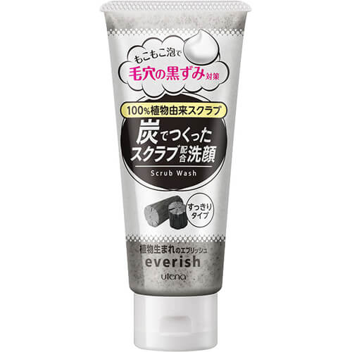 Utena Everish Charcoal Scrub Cleansing Foam 135g  Japan With Love