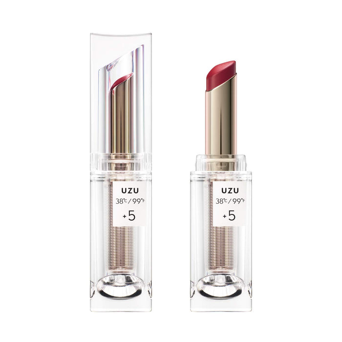 Uzu By Flowfushi Lipstick Tokyo +5Red Semi Matte Lip Care Hypoallergenic
